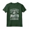 Citazione Di Motociclismo Divertente - Maglietta per Motociclista Nato per Andare in Moto - Ideale come Regalo per Appassionati di Moto