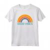 Good Vibes Only - Funny Positive Inspirational Distressed Maglietta for Peace and Love Enthusiasts