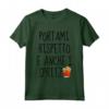 Portami Rispetto E Anche Uno Spritz - Maglietta per Amanti dello Spritz e del Vino - Regalo Divertente per Natale