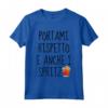 Portami Rispetto E Anche Uno Spritz - Maglietta per Amanti dello Spritz e del Vino - Regalo Divertente per Natale