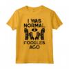 I Was Normal 2 Poodles Ago - Funny Poodle Dog Lover Gifts Men's Maglietta - Retro Vintage Clothing for Poodle Owners