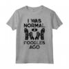 I Was Normal 2 Poodles Ago - Funny Poodle Dog Lover Gifts Men's Maglietta - Retro Vintage Clothing for Poodle Owners