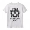 I Was Normal 2 Poodles Ago - Funny Poodle Dog Lover Gifts Men's Maglietta - Retro Vintage Clothing for Poodle Owners