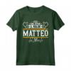 Ecco Come Appare Il Miglior Matteo Del Mondo - Maglietta Unica per Regalo di Natale, Compleanno e Festa del Papà