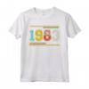 Design retrò di compleanno Limited 1983 Edition - Maglietta Vintage Anni '80 - Ideale per Uomo e Donna