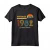 Born In 1982 - Regalo Vintage 38 Anni Compleanno Uomo Donna Maglietta - Ideale per Festa del 38 Esimo Anniversario