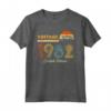 Born In 1982 - Regalo Vintage 38 Anni Compleanno Uomo Donna Maglietta - Ideale per Festa del 38 Esimo Anniversario