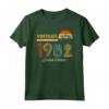 Born In 1982 - Regalo Vintage 38 Anni Compleanno Uomo Donna Maglietta - Ideale per Festa del 38 Esimo Anniversario