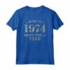 Made In 1974 Built Like A Tank - Maglietta Stile Militare Compleanno - Design Vintage per Fitness e Sollevamento Pesi