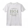 Made In 1974 Built Like A Tank - Maglietta Stile Militare Compleanno - Design Vintage per Fitness e Sollevamento Pesi