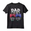 Dad To Be Pregnancy Announcement Gamer Father Level Unlocked Maglietta - Funny Video Game Lover Gift for New Dad - Father's Day Idea