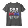 Dad To Be Pregnancy Announcement Gamer Father Level Unlocked Maglietta - Funny Video Game Lover Gift for New Dad - Father's Day Idea