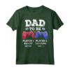 Dad To Be Pregnancy Announcement Gamer Father Level Unlocked Maglietta - Funny Video Game Lover Gift for New Dad - Father's Day Idea
