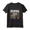 NONNA 2023 LOADING - Maglietta Regalo Divertente per Futura Nonna del 2023 - Design Originale per la Nascita di un Nipote