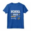 NONNA 2023 LOADING - Maglietta Regalo Divertente per Futura Nonna del 2023 - Design Originale per la Nascita di un Nipote