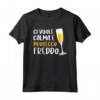 Ci Vuole Calma E Prosecco Freddo - Maglietta Divertente per Appassionati di Prosecco - Ideale per Compleanni e Festività