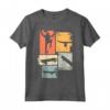 Skater Skateboard Stunt - Maglietta Vintage per Ragazzi e Bambini - Ideale per Compleanno o Natale