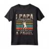 Paddle Tennis Giocatori Di Padel Papà Maglietta - Ideale Regalo per Appassionati di Padel - Design Divertente per Papà Sportivi