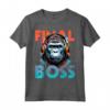 Il Boss Finale - Funny Gorilla Pro RPG Gamer Final Boss Player Maglietta - Ideale per Natale, Compleanno e Gaming