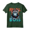 Il Boss Finale - Funny Gorilla Pro RPG Gamer Final Boss Player Maglietta - Ideale per Natale, Compleanno e Gaming