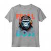 Il Boss Finale - Funny Gorilla Pro RPG Gamer Final Boss Player Maglietta - Ideale per Natale, Compleanno e Gaming