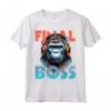 Il Boss Finale - Funny Gorilla Pro RPG Gamer Final Boss Player Maglietta - Ideale per Natale, Compleanno e Gaming