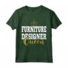 Funny MOBILI DESIGNER Queen Maglietta - Regalo Divertente per Natale o Occasioni Speciali - Ideale per Donne, Ragazze e Familiari