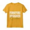 Funny MOBILI DESIGNER Queen Maglietta - Regalo Divertente per Natale o Occasioni Speciali - Ideale per Donne, Ragazze e Familiari