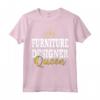 Funny MOBILI DESIGNER Queen Maglietta - Regalo Divertente per Natale o Occasioni Speciali - Ideale per Donne, Ragazze e Familiari