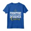 Funny MOBILI DESIGNER Queen Maglietta - Regalo Divertente per Natale o Occasioni Speciali - Ideale per Donne, Ragazze e Familiari
