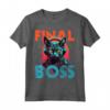 Il Boss Finale Funny Cat Pro RPG Gamer - Maglietta Player per Videogiochi - Ideale per Nerd di Console e Computer
