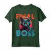 Il Boss Finale Funny Cat Pro RPG Gamer - Maglietta Player per Videogiochi - Ideale per Nerd di Console e Computer