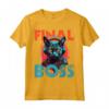Il Boss Finale Funny Cat Pro RPG Gamer - Maglietta Player per Videogiochi - Ideale per Nerd di Console e Computer
