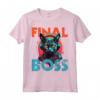 Il Boss Finale Funny Cat Pro RPG Gamer - Maglietta Player per Videogiochi - Ideale per Nerd di Console e Computer