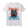 Il Boss Finale Funny Cat Pro RPG Gamer - Maglietta Player per Videogiochi - Ideale per Nerd di Console e Computer