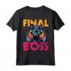 Il Boss Finale - Funny Gorilla Pro RPG Gamer Final Boss Player Maglietta - Ideale per Appassionati di Videogiochi e Sviluppatori