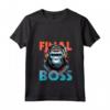 Donna Il boss finale Funny Gorilla Pro RPG Gamer Final Boss Player Maglietta con Collo a V - T-shirt Gamer divertente per gli amanti dei giochi retro e moderni