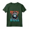 Donna Il boss finale Funny Gorilla Pro RPG Gamer Final Boss Player Maglietta con Collo a V - T-shirt Gamer divertente per gli amanti dei giochi retro e moderni