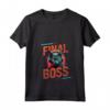 Donna Il boss finale - Funny Cat Pro RPG Gamer Final Boss Player Maglietta con Collo a V - Ideale per Nerd del Gaming e Sviluppatori di Videogiochi