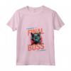 Donna Il boss finale - Funny Cat Pro RPG Gamer Final Boss Player Maglietta con Collo a V - Ideale per Nerd del Gaming e Sviluppatori di Videogiochi