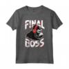 Il Boss Finale Funny Gorilla Pro RPG Gamer Final Boss Player Maglietta - Ideale per Natale, Compleanno e Ringraziamento