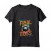 Donna Il boss finale - Funny Gorilla Pro RPG Gamer Final Boss Player Maglietta con Collo a V - Ideale per Fanatici di Videogiochi e Nerd Console, Compleanno o Natale