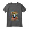 Donna Il boss finale - Funny Gorilla Pro RPG Gamer Final Boss Player Maglietta con Collo a V - Ideale per Fanatici di Videogiochi e Nerd Console, Compleanno o Natale