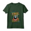 Donna Il boss finale - Funny Gorilla Pro RPG Gamer Final Boss Player Maglietta con Collo a V - Ideale per Fanatici di Videogiochi e Nerd Console, Compleanno o Natale