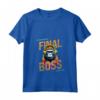 Donna Il boss finale - Funny Gorilla Pro RPG Gamer Final Boss Player Maglietta con Collo a V - Ideale per Fanatici di Videogiochi e Nerd Console, Compleanno o Natale