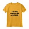 Donna Futuro Designer di Mobili - Maglietta con Collo a V - Regalo per Anniversario, Compleanno, Natale