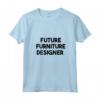 Donna Futuro Designer di Mobili - Maglietta con Collo a V - Regalo per Anniversario, Compleanno, Natale