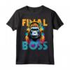 Il Boss Finale Funny Gorilla - Maglietta Pro Gamer per Console e Computer - Perfetta per Nerd di Videogiochi