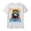 Il Boss Finale Funny Gorilla - Maglietta Pro Gamer per Console e Computer - Perfetta per Nerd di Videogiochi