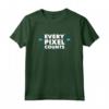 Maglietta da uomo 'Every Pixel Counts' Graphic Designer - Ideale regalo per Creative Professionisti - T-shirt Pixel Art Divertente